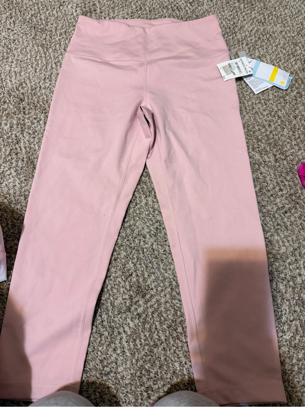 Nordstrom Girls' Light Pink Active Leggings